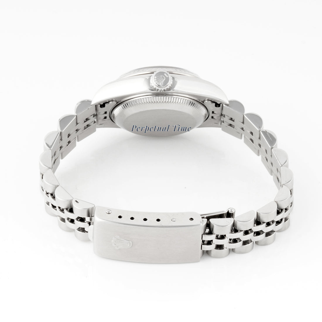Rolex Lady-Datejust 26mm Stainless Steel 69174 White Roman Dial Jubilee Band