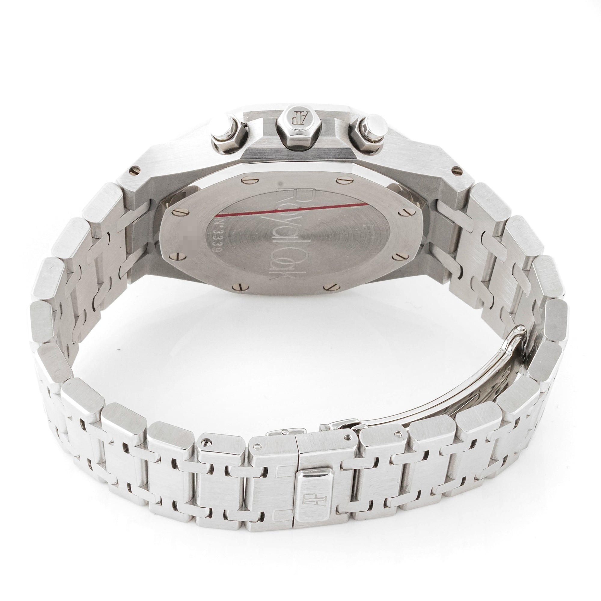 Audemars Piguet Royal Oak Chronograph 39mm Stainless Steel 26300st Silver Tapisserie Dial |