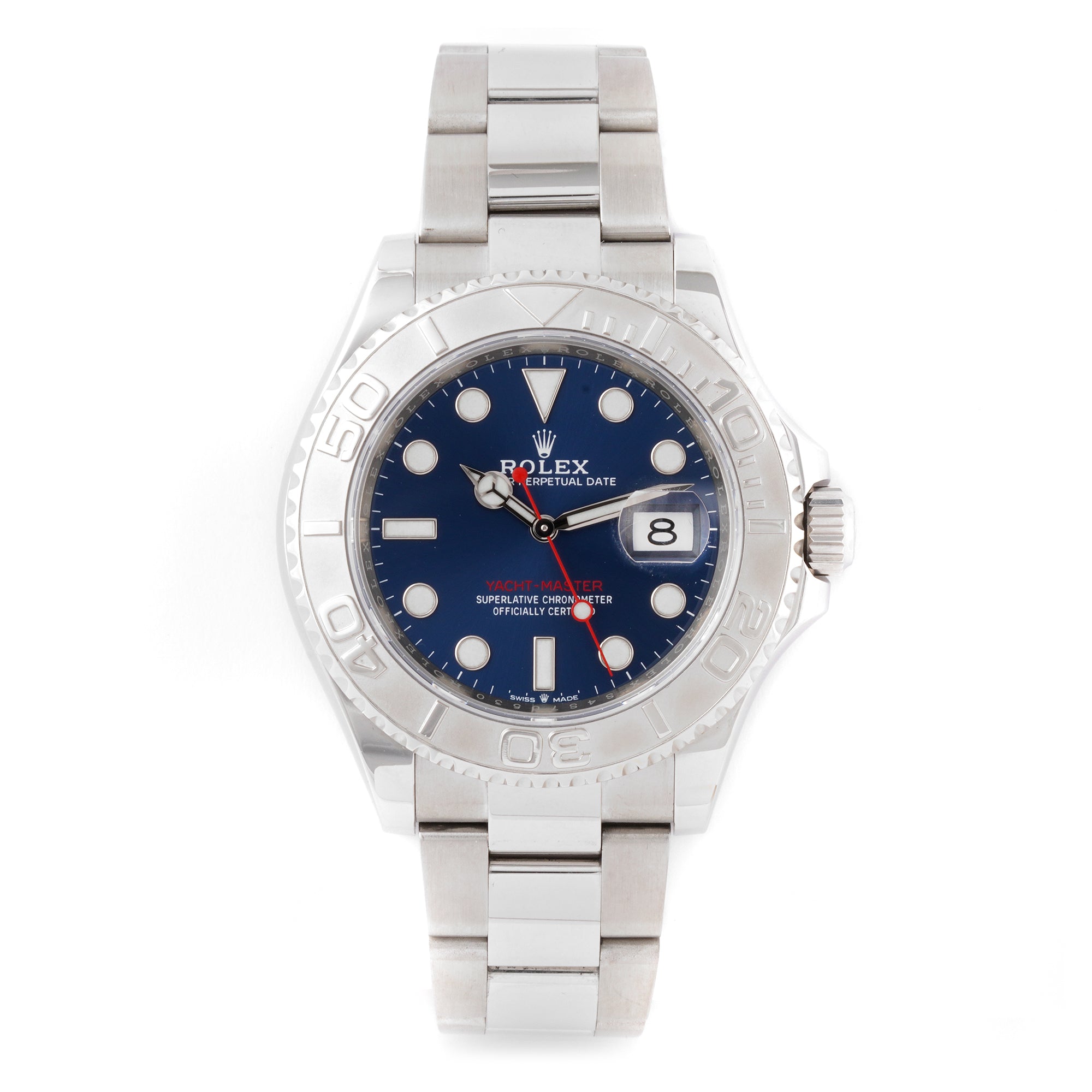 Rolex Yacht-Master 40mm Stainless Steel & Platinum 126622 Blue Dial |