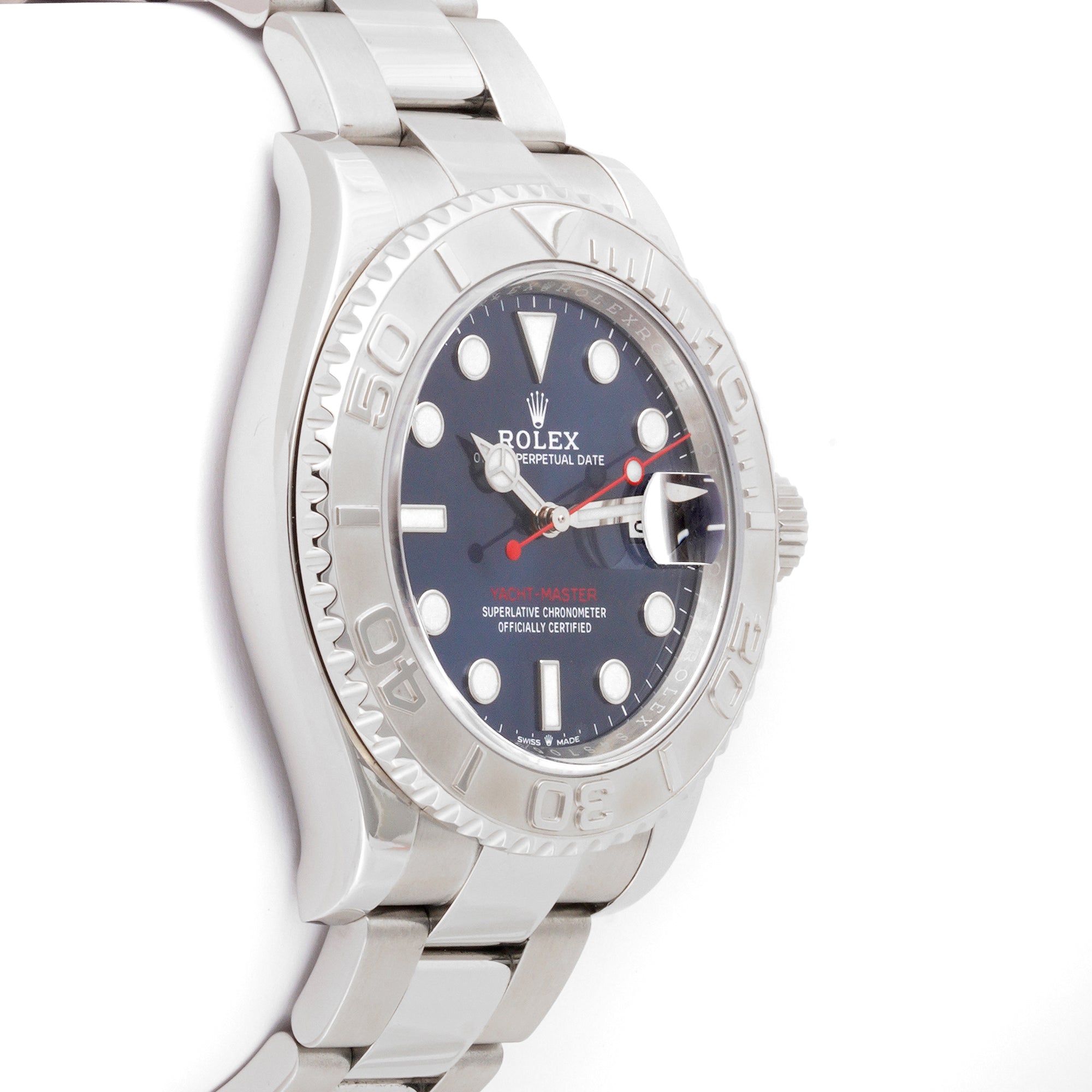 Rolex Yacht-Master 40mm Stainless Steel & Platinum 126622 Blue Dial |