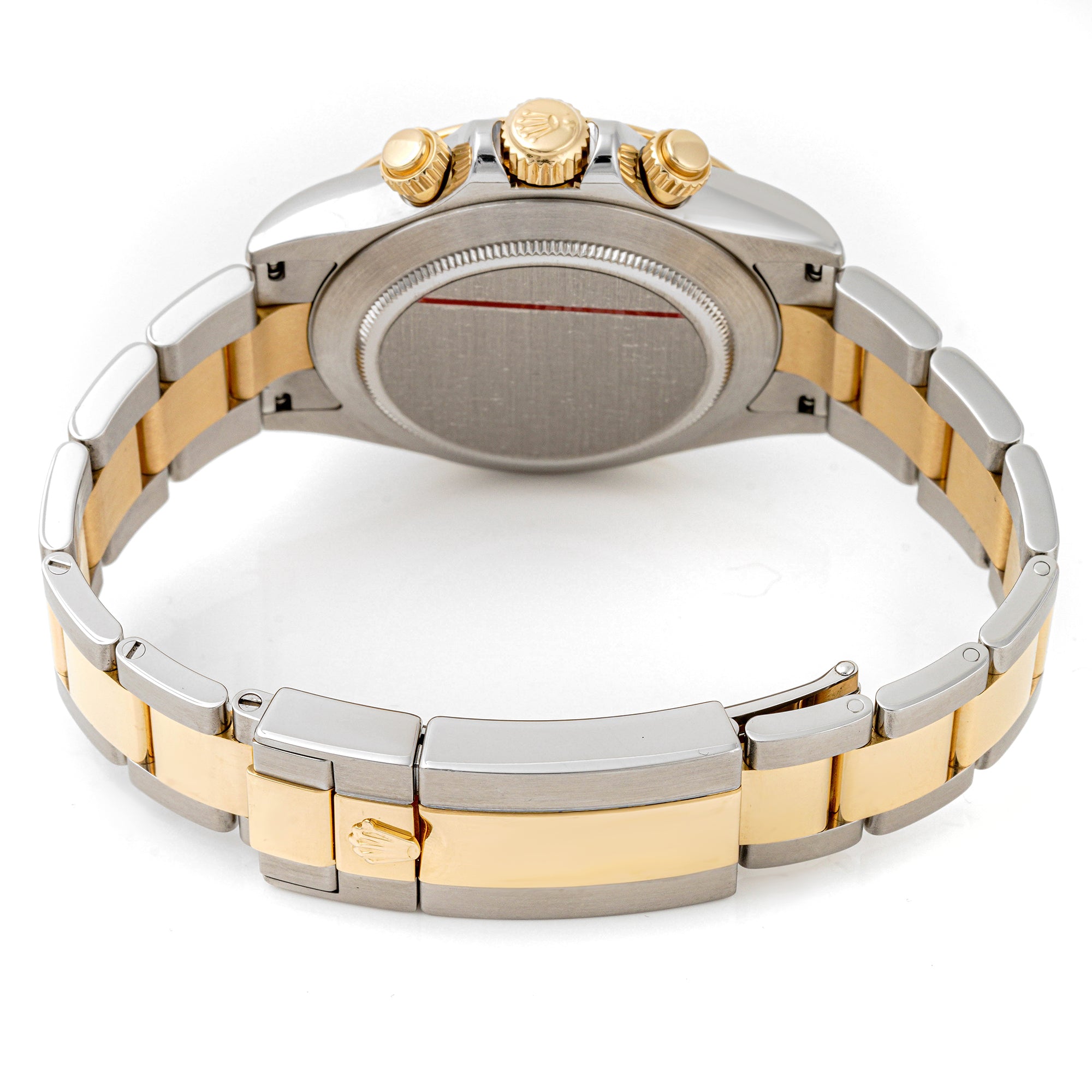 Rolex Daytona 40mm Stainless Steel & Yellow Gold 116523 Black Dial | Diamond Hour markers