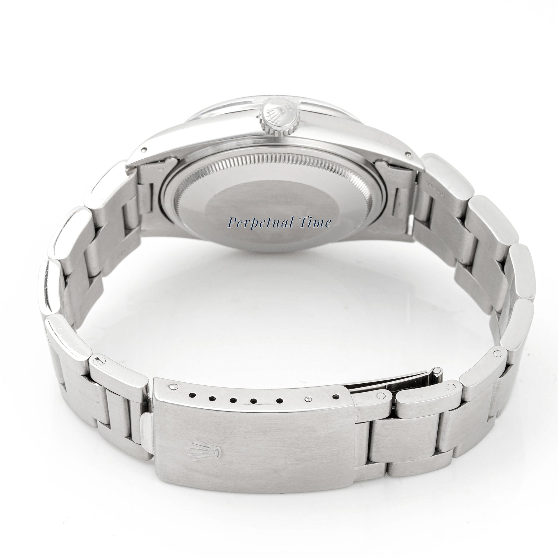 Rolex Datejust 36mm Stainless Steel 1600 Silver Dial | Stick hour markers, Smooth bezel
