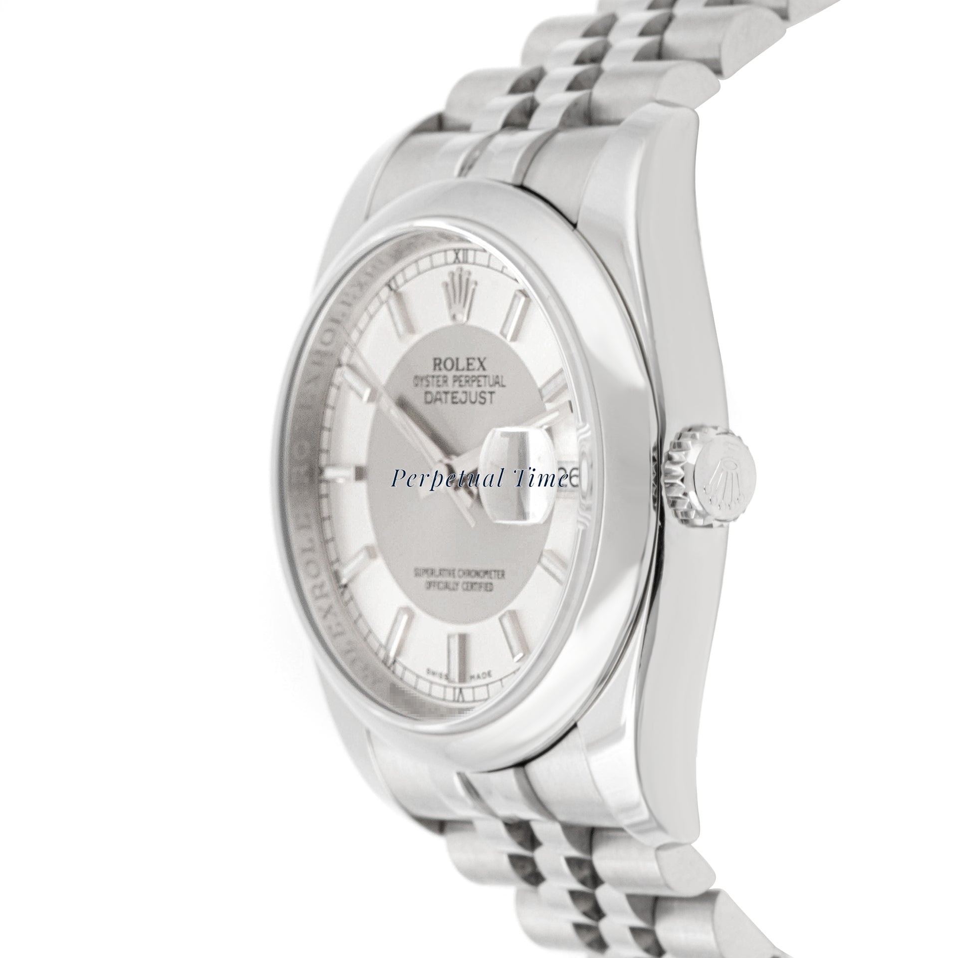 Rolex Datejust 36 Tuxedo Dial Dial on Jubilee band 116200 Card