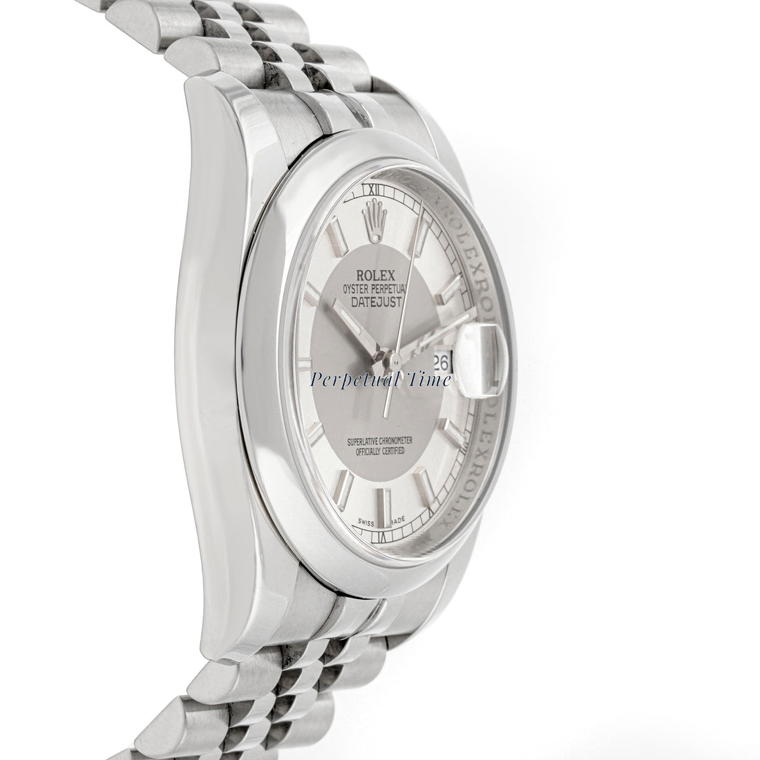 Rolex Datejust 36 Tuxedo Dial Dial on Jubilee band 116200 Card