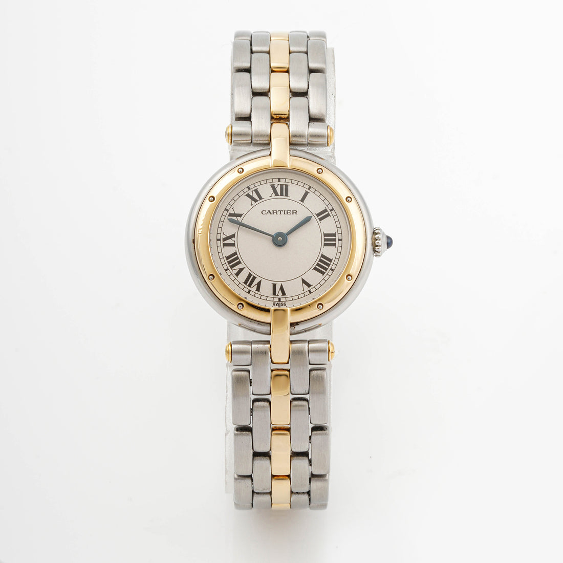 Cartier Panthère Vendôme 29.7 mm Two-Tone 6692 Off-White Dial | Roman Numerals hour markers, Smooth bezel