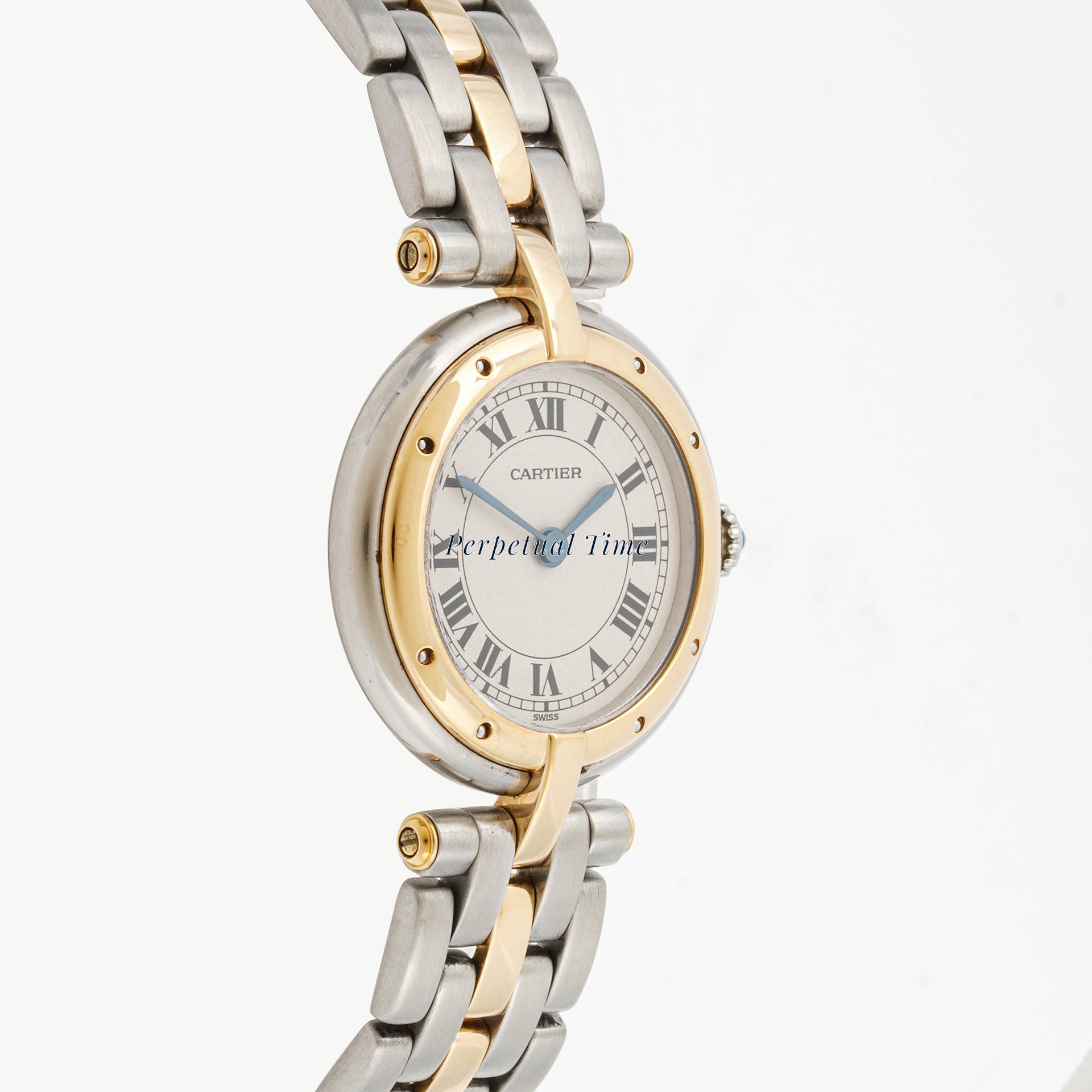 Cartier Panthère Vendôme 29.7 mm Two-Tone 6692 Off-White Dial | Roman Numerals hour markers, Smooth bezel
