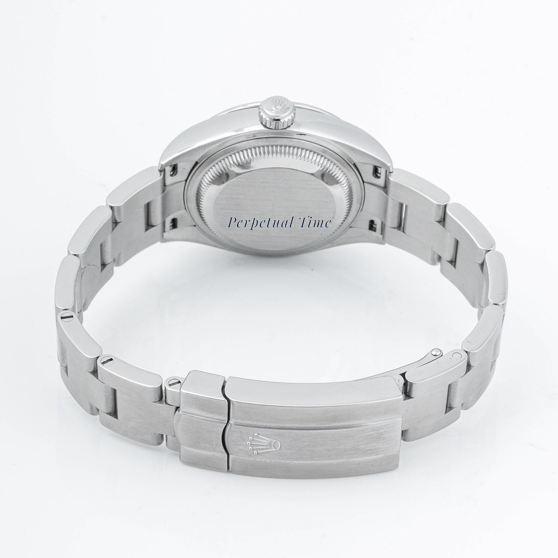 Rolex Oyster Perpetual 28 mm Stainless Steel 276200 Blue Dial | Index hour markers, Smooth bezel