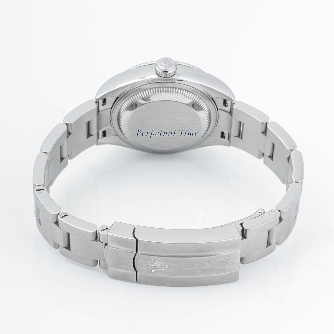 Rolex Oyster Perpetual 28 mm Stainless Steel 276200 Blue Dial | Index hour markers, Smooth bezel