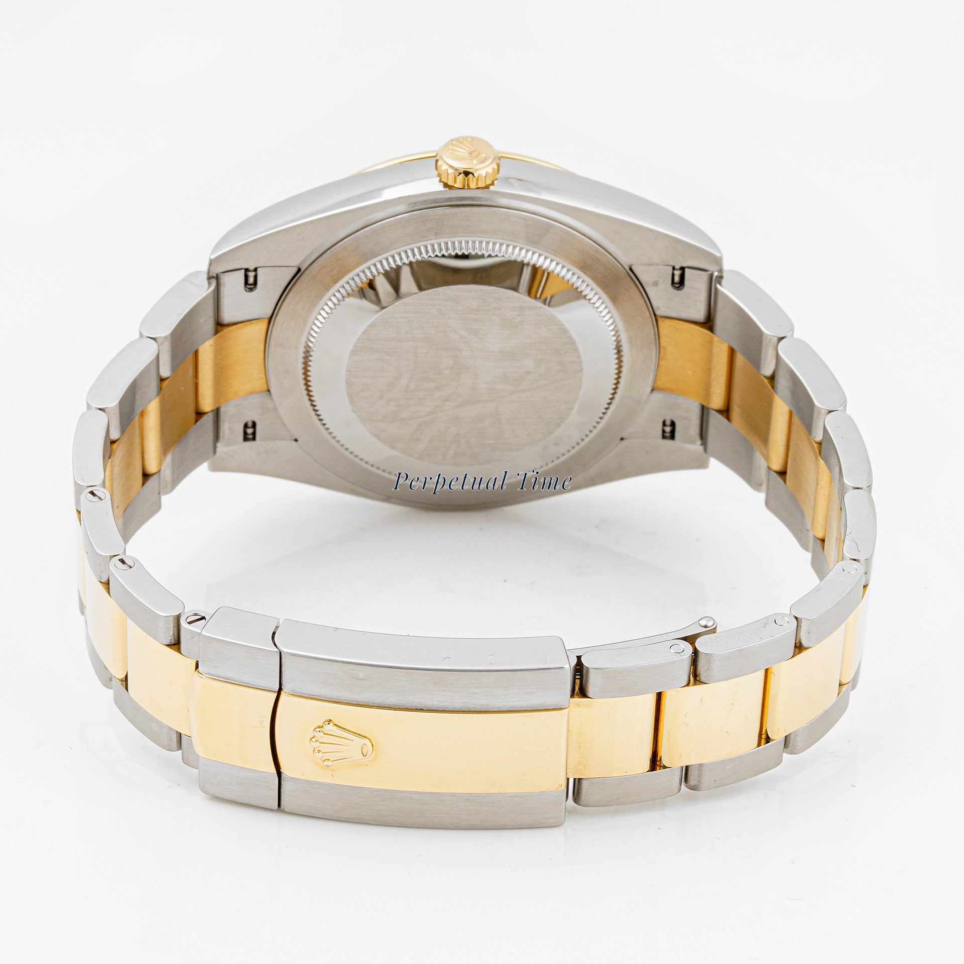 Rolex Datejust  41mm Stainless Steel & Yellow Gold 126333 Black Dial | Index hour markers, Fluted bezel