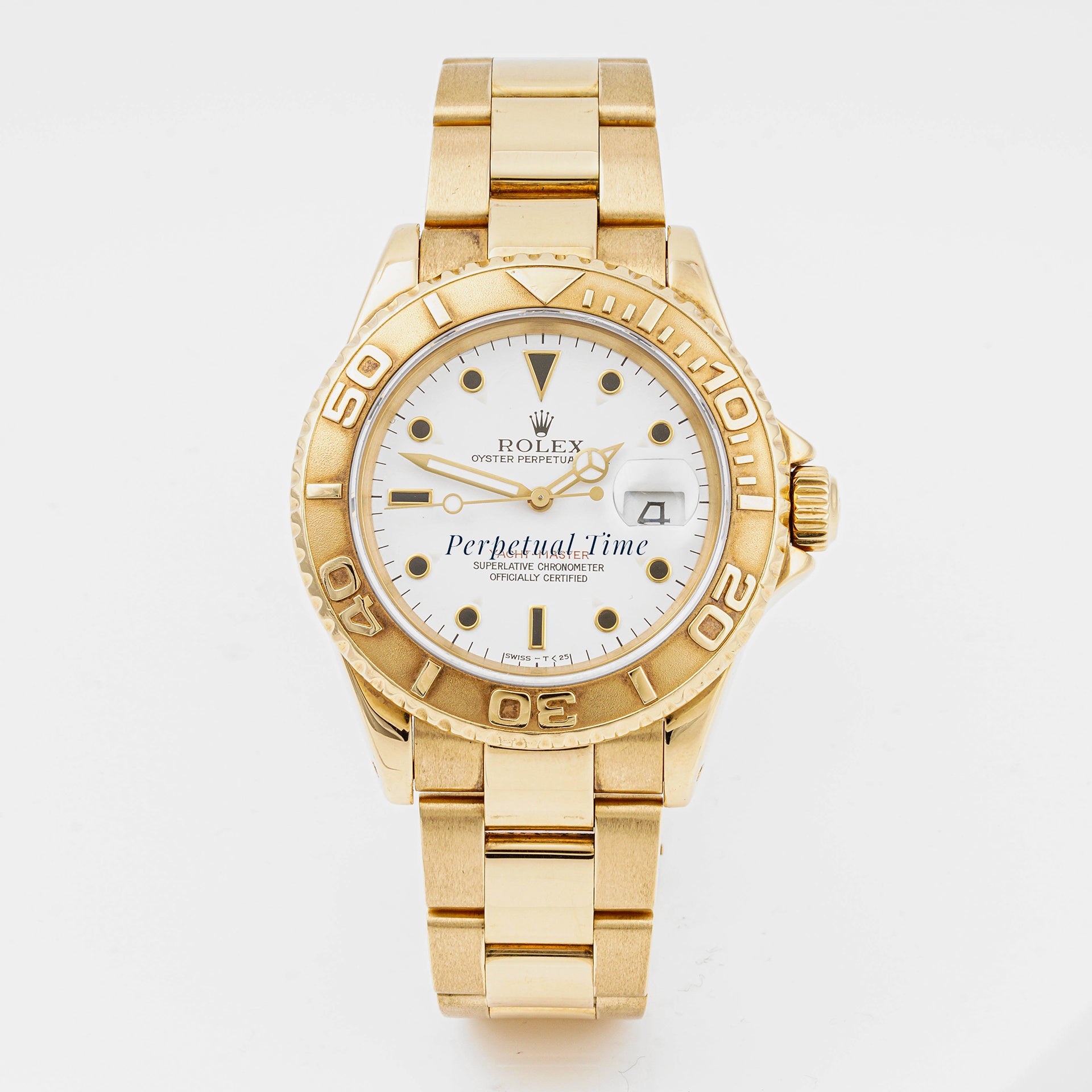 Rolex Yacht-Master 40mm Yellow Gold 16628 White Dial | Oyster band |
