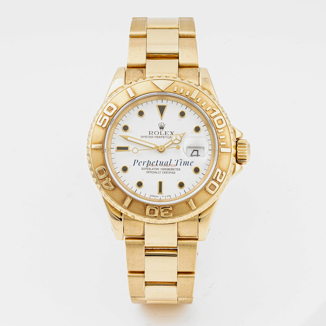 Rolex Yacht-Master 40mm Yellow Gold 16628 White Dial | Oyster band |