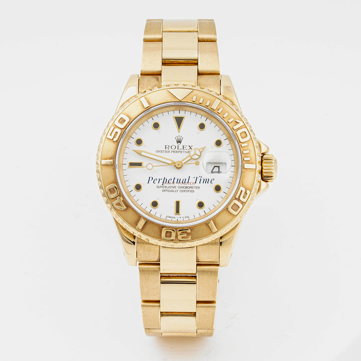 Rolex Yacht-Master 40mm Yellow Gold 16628 White Dial | Oyster band |