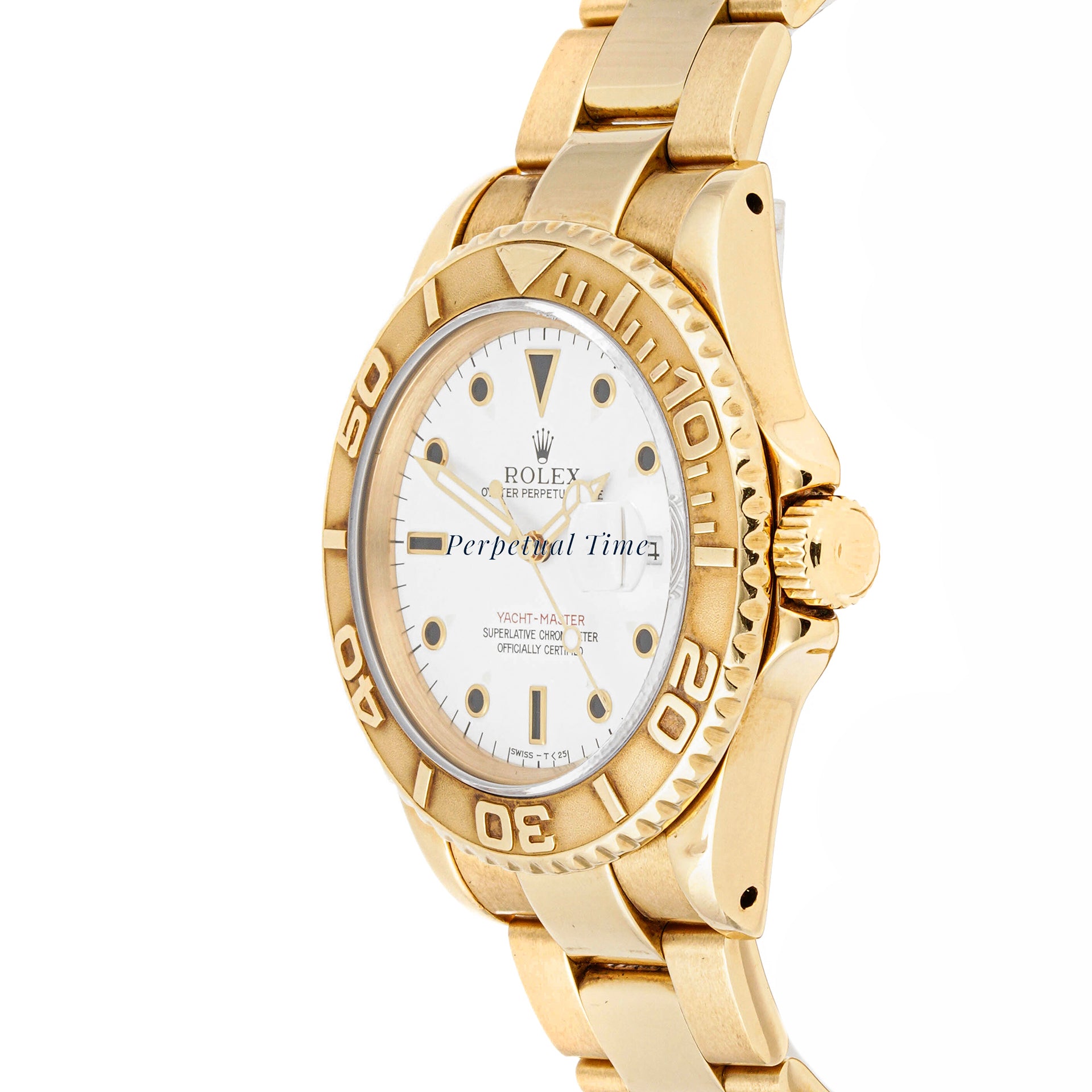 Rolex Yacht-Master 40mm Yellow Gold 16628 White Dial | Oyster band |