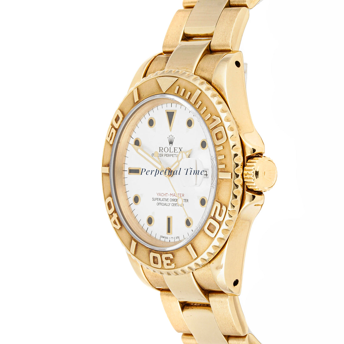 Rolex Yacht-Master 40mm Yellow Gold 16628 White Dial | Oyster band |