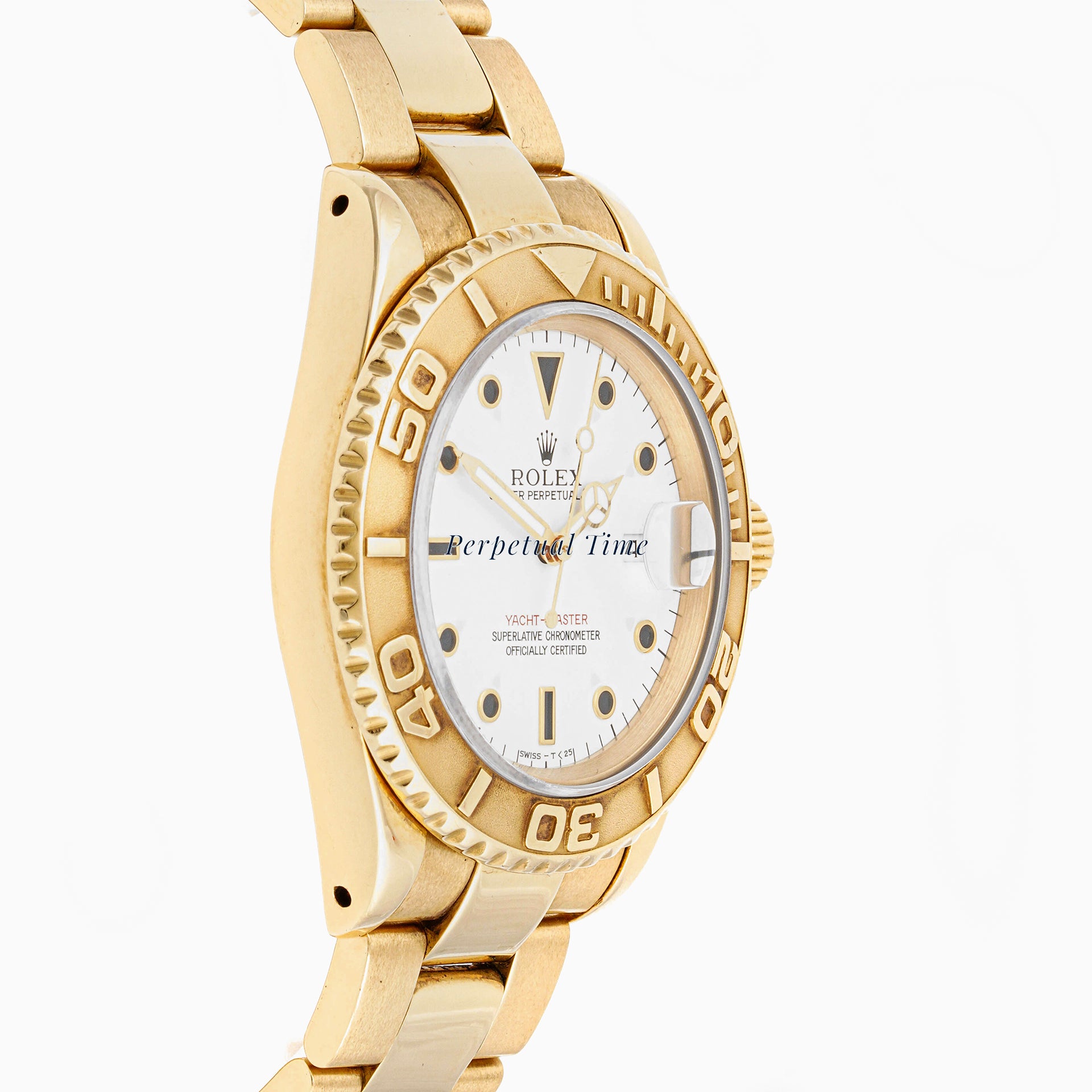Rolex Yacht-Master 40mm Yellow Gold 16628 White Dial | Oyster band |