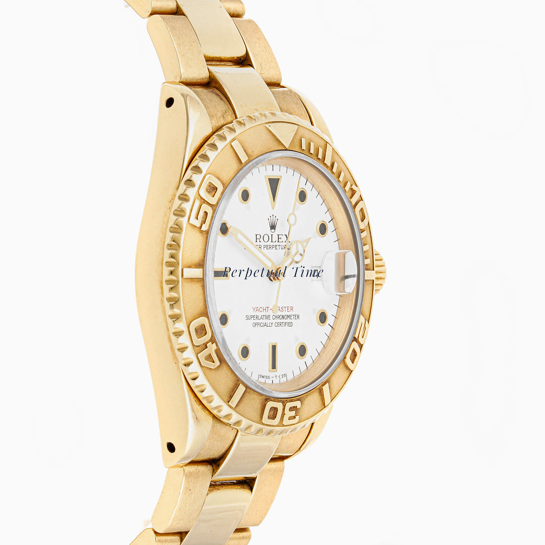 Rolex Yacht-Master 40mm Yellow Gold 16628 White Dial | Oyster band |