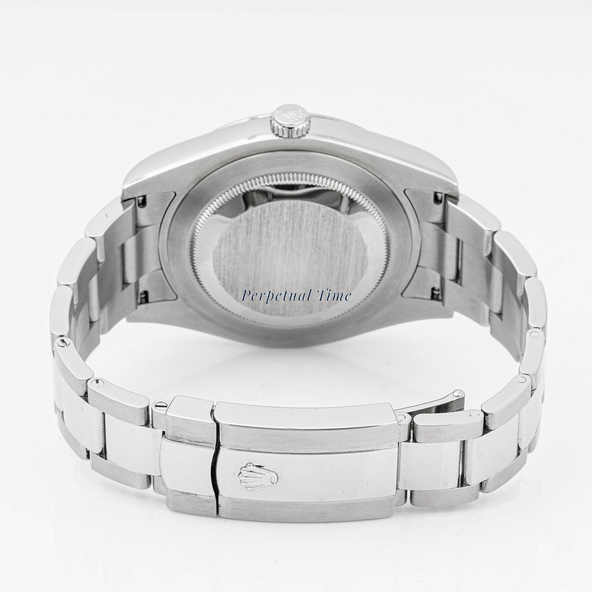 Rolex Datejust II 41mm Stainless Steel & White Gold 116334 Silver Dial | Arabic Numerals hour markers, Fluted bezel
