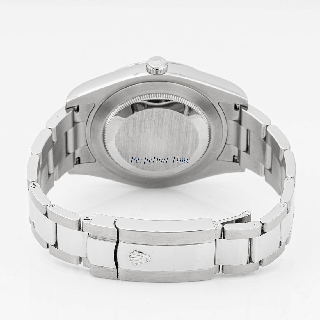 Rolex Datejust II 41mm Stainless Steel & White Gold 116334 Silver Dial | Arabic Numerals hour markers, Fluted bezel
