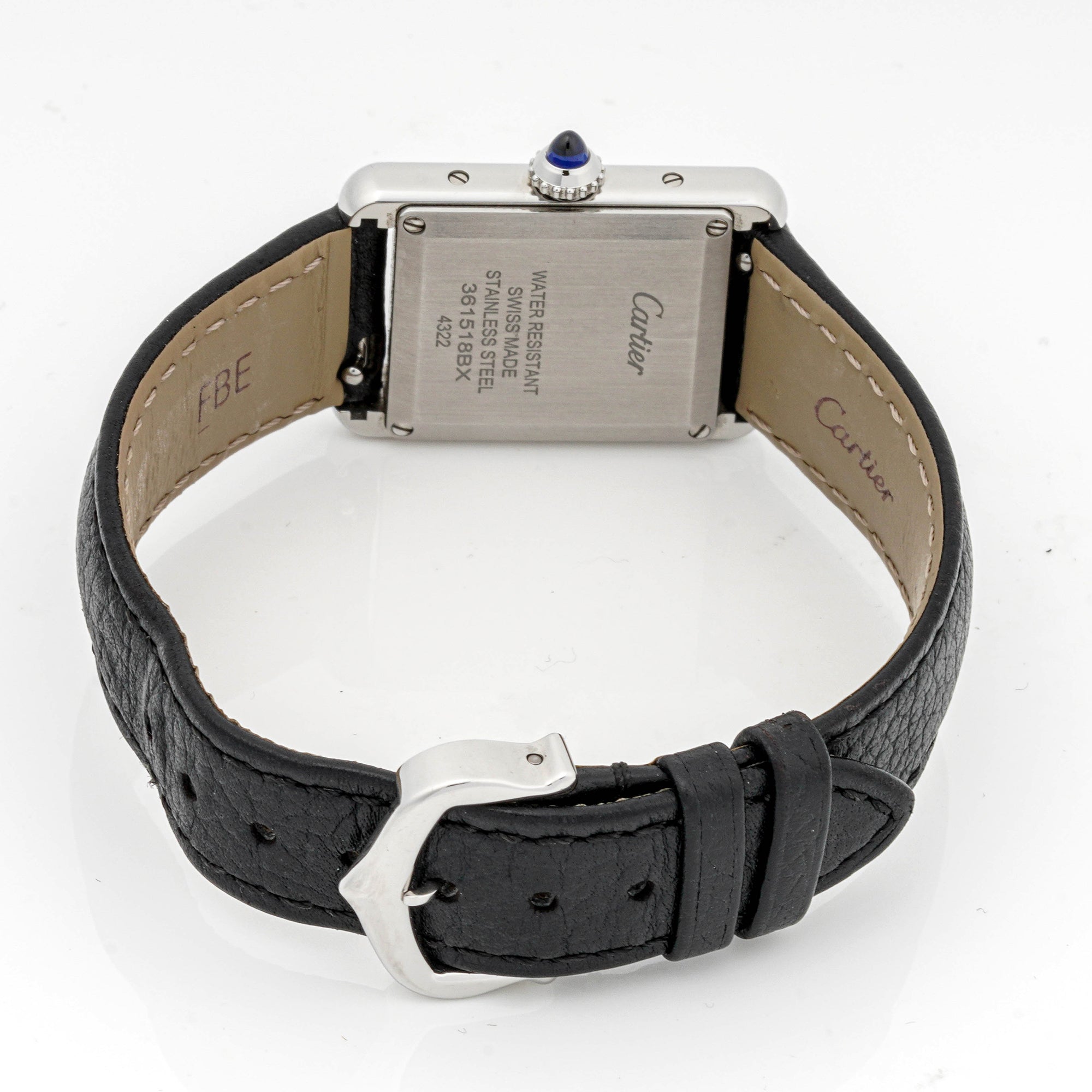 Cartier Tank Francaise 29x22 mm Stainless Steel 4322 Off-white  Dial | Roman Numerals hour markers, Smooth bezel