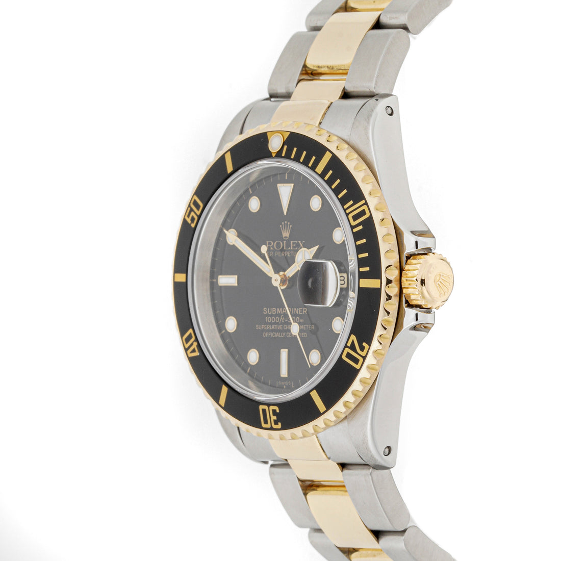 Rolex Submariner 40mm Yellow Gold & Stainless Steel 16613LN Black Dial | Black bezel | Oyster band