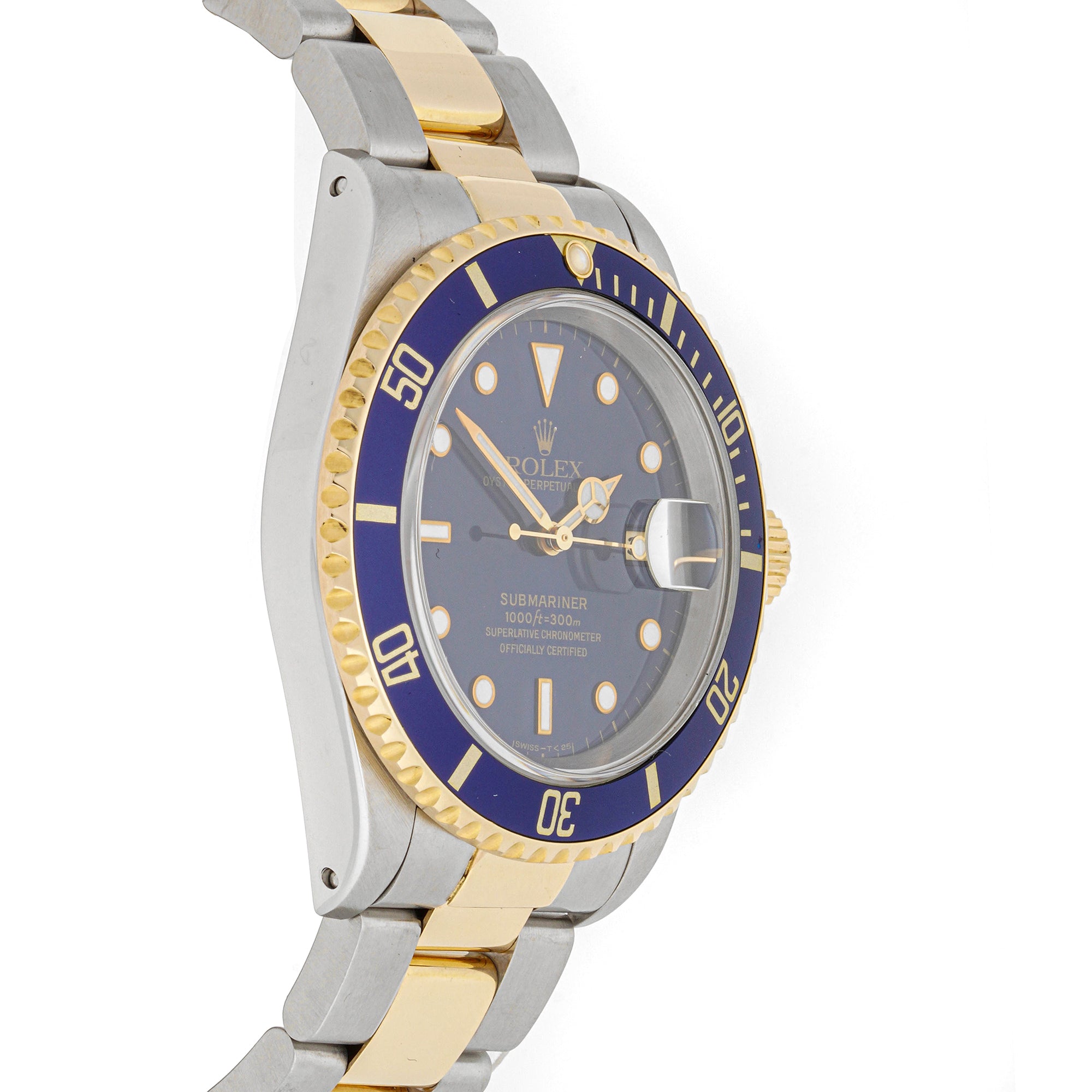 Rolex Submariner 40mm Yellow Gold & Stainless Steel 16613LB Blue Dial | Blue bezel | Oyster band