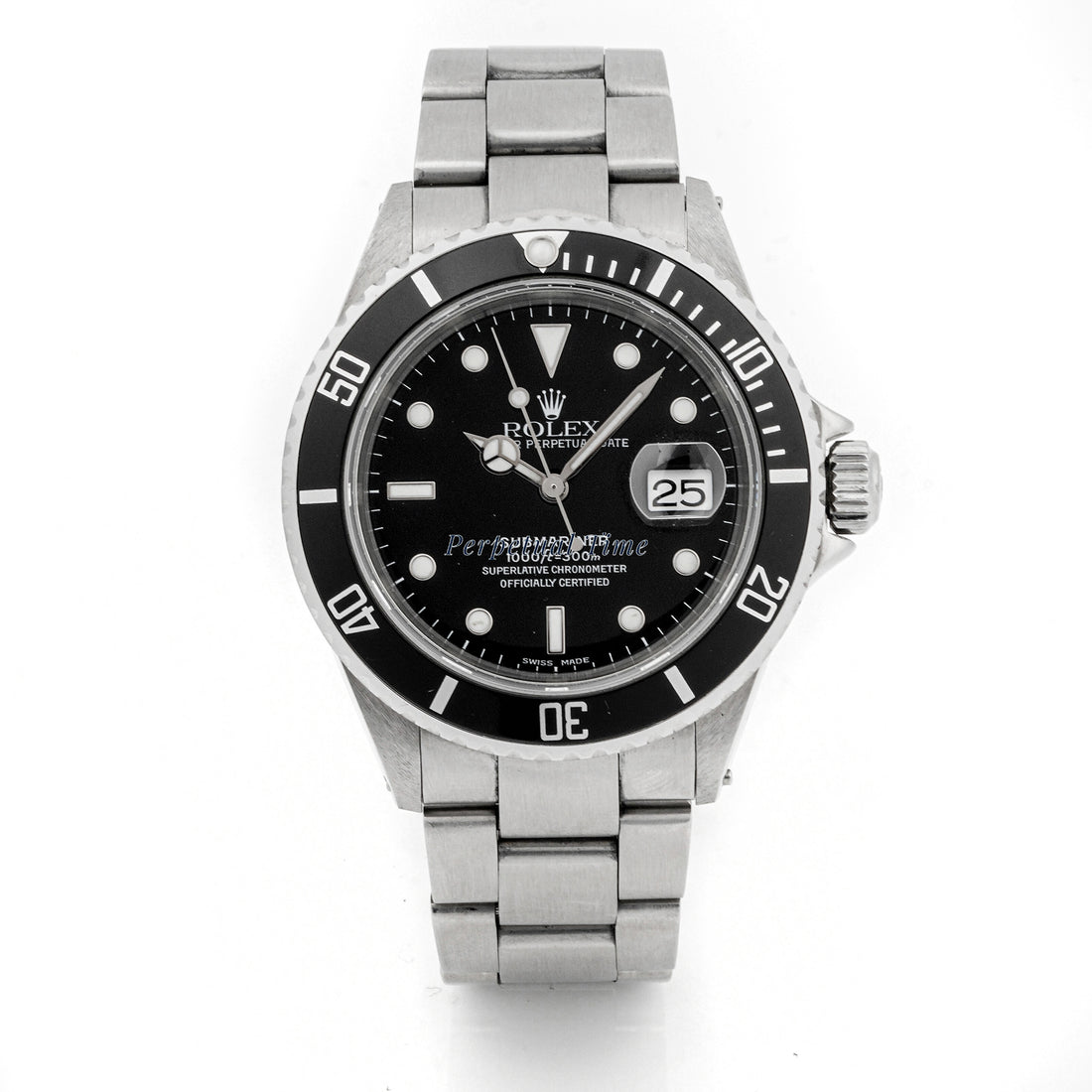 Rolex Submariner Black Dial on Oyster band 16610