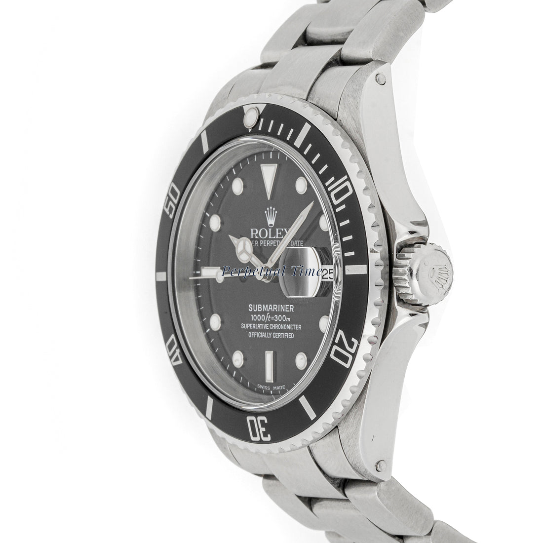Rolex Submariner Black Dial on Oyster band 16610