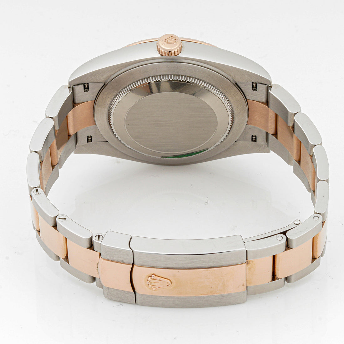 Rolex Datejust  41mm Stainless Steel & Rose Gold 126331 Champagne  Dial | Diamond hour markers, Fluted bezel