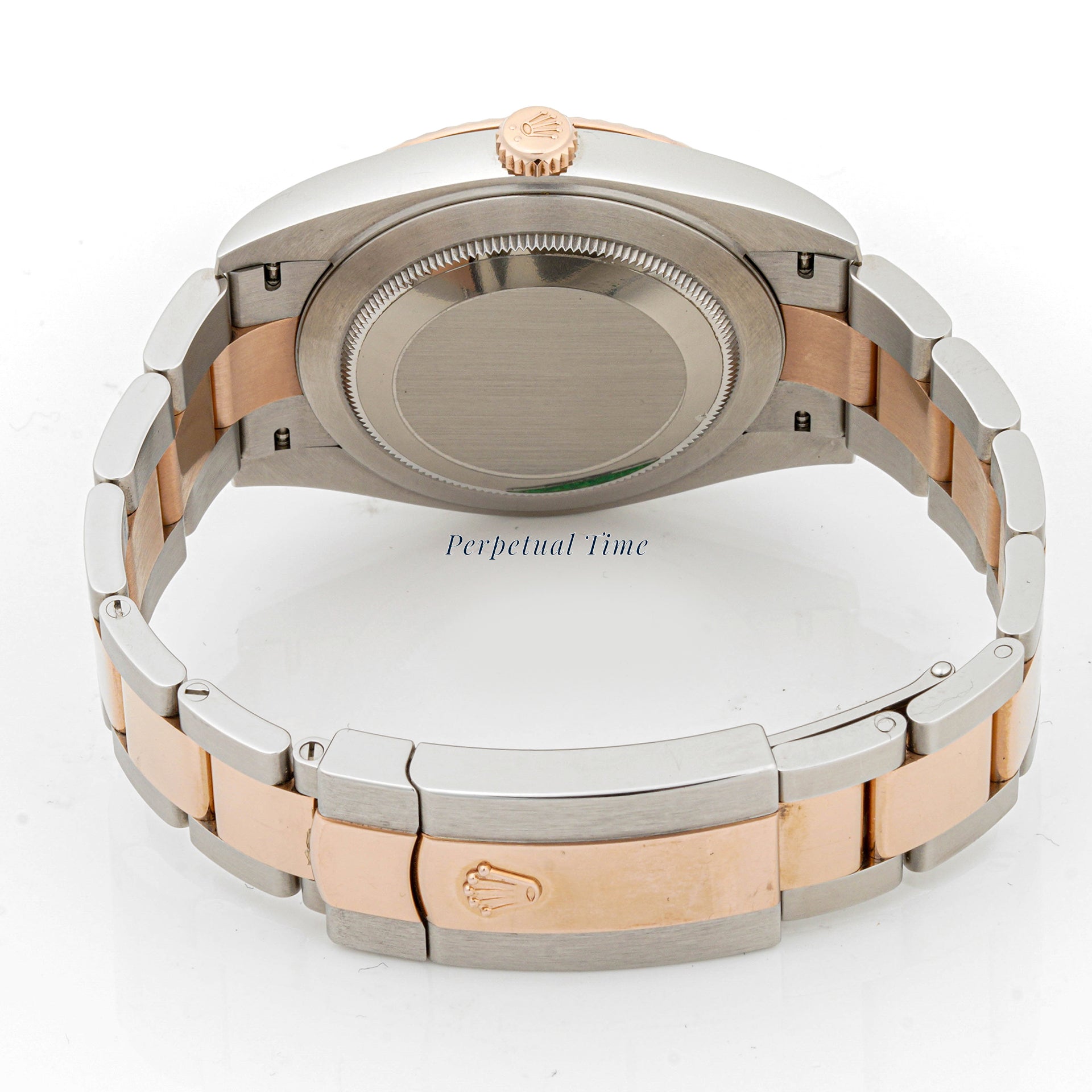 Rolex Datejust  41mm Stainless Steel & Rose Gold 126331 Champagne  Dial | Diamond hour markers, Fluted bezel