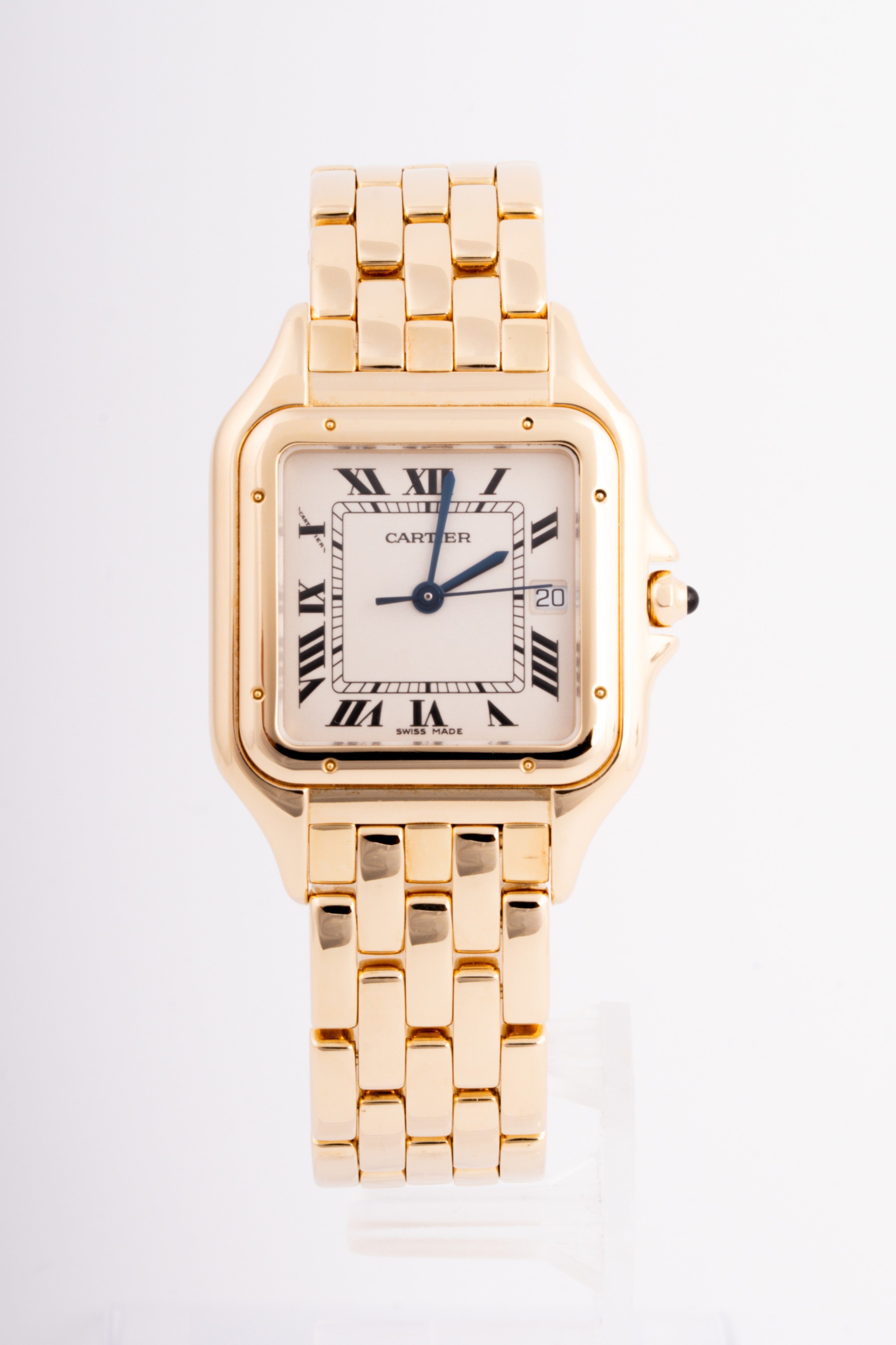 CARTIER PANTHERE YELLOW GOLD 27MM 106000M| IVORY DIAL| YELLOW GOLD BAND|