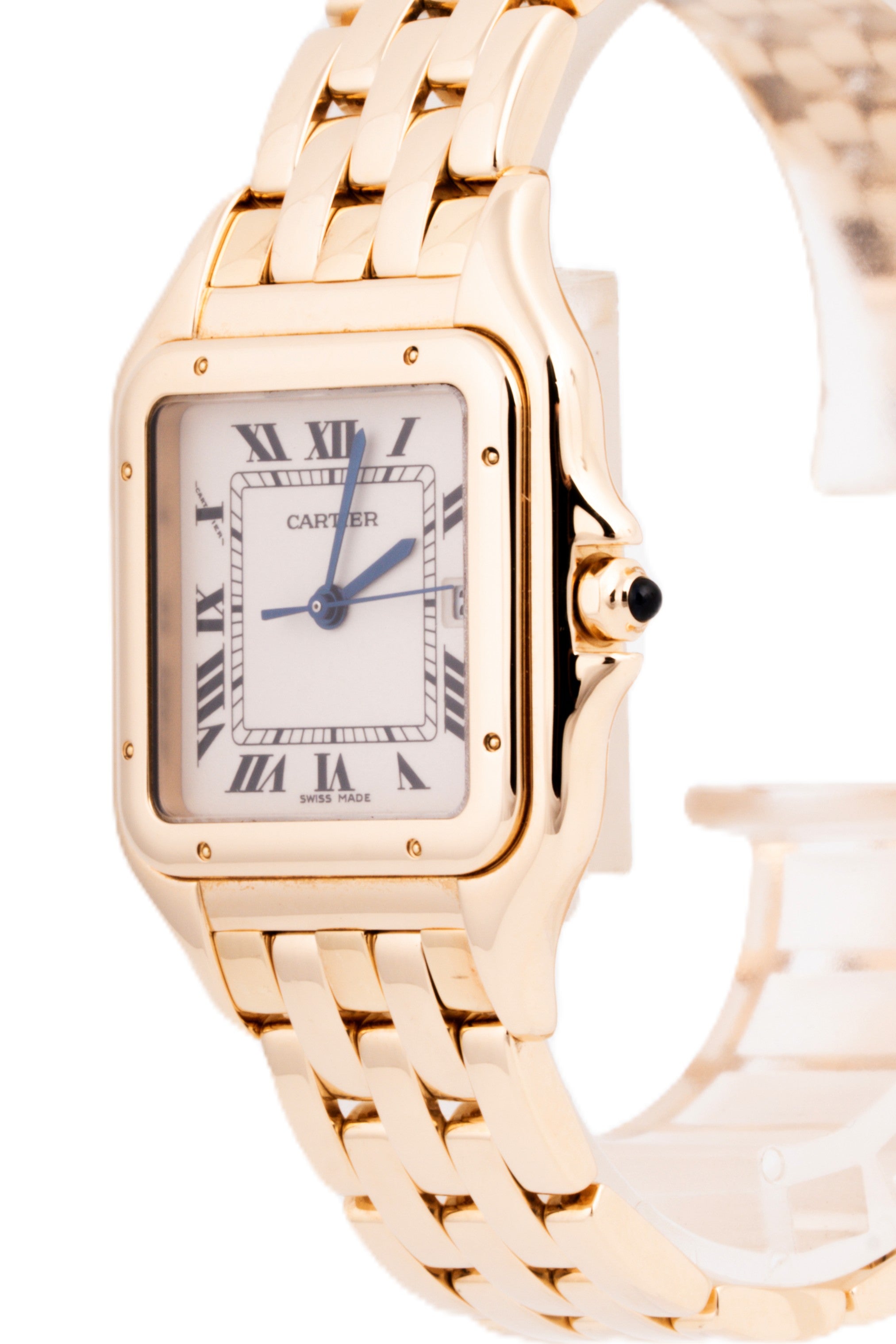 CARTIER PANTHERE YELLOW GOLD 27MM 106000M| IVORY DIAL| YELLOW GOLD BAND|