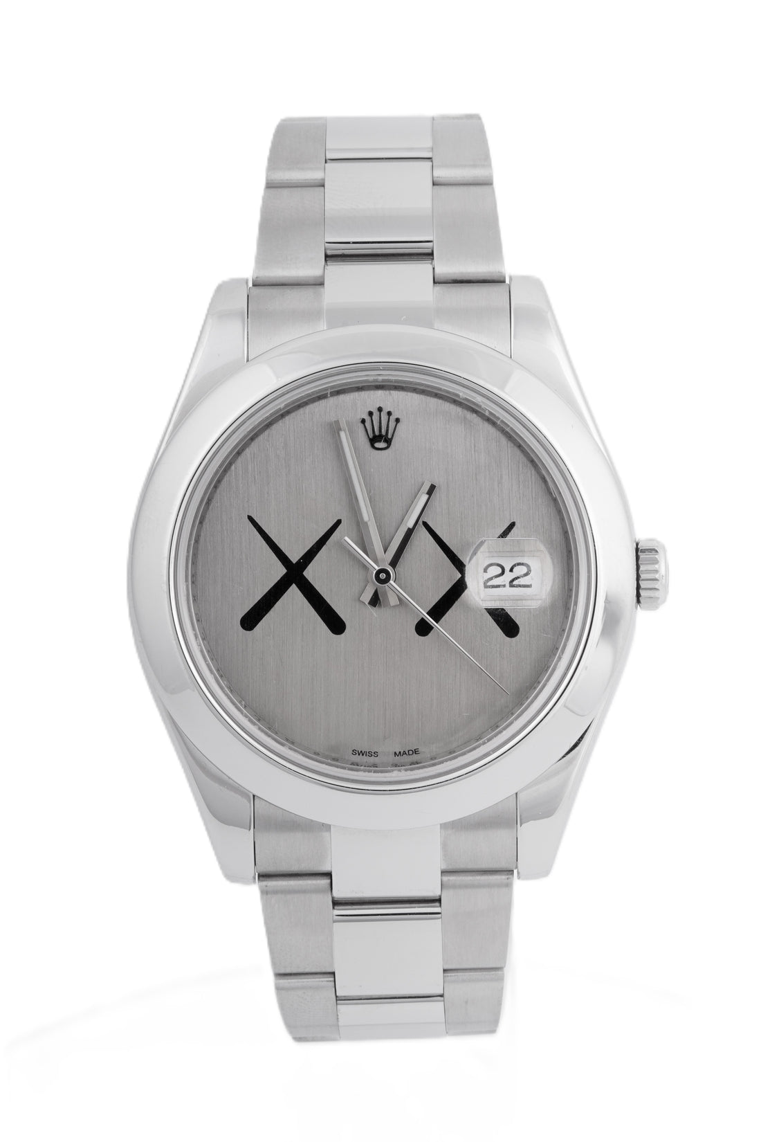ROLEX DATEJUST 41MM STAINLESS STEEL 116300| CUSTOM DIAL | OYSTER BAND|