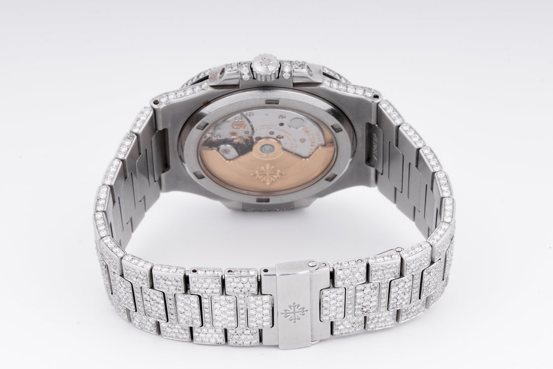 PATEK PHILLIPE CUSTOM ICED OUT | CUSTOM PAVR DIAL| CUSTOM DIAMOND BAND|