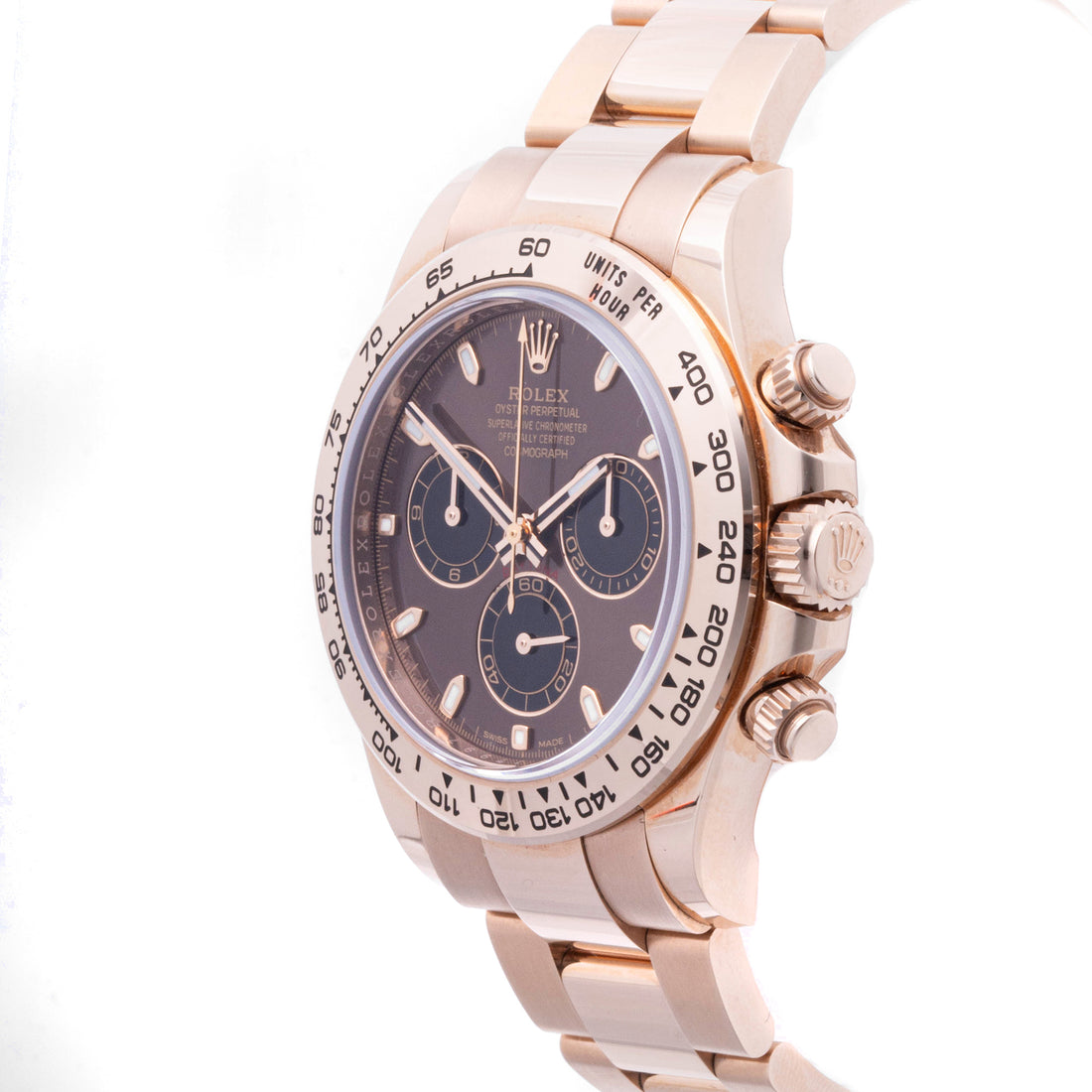 Rolex Daytona 40mm Rose Gold 116505| Chocolate Dial | Oyster band