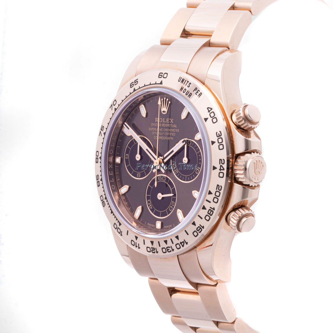 Rolex Daytona 40mm Rose Gold 116505| Chocolate Dial | Oyster band