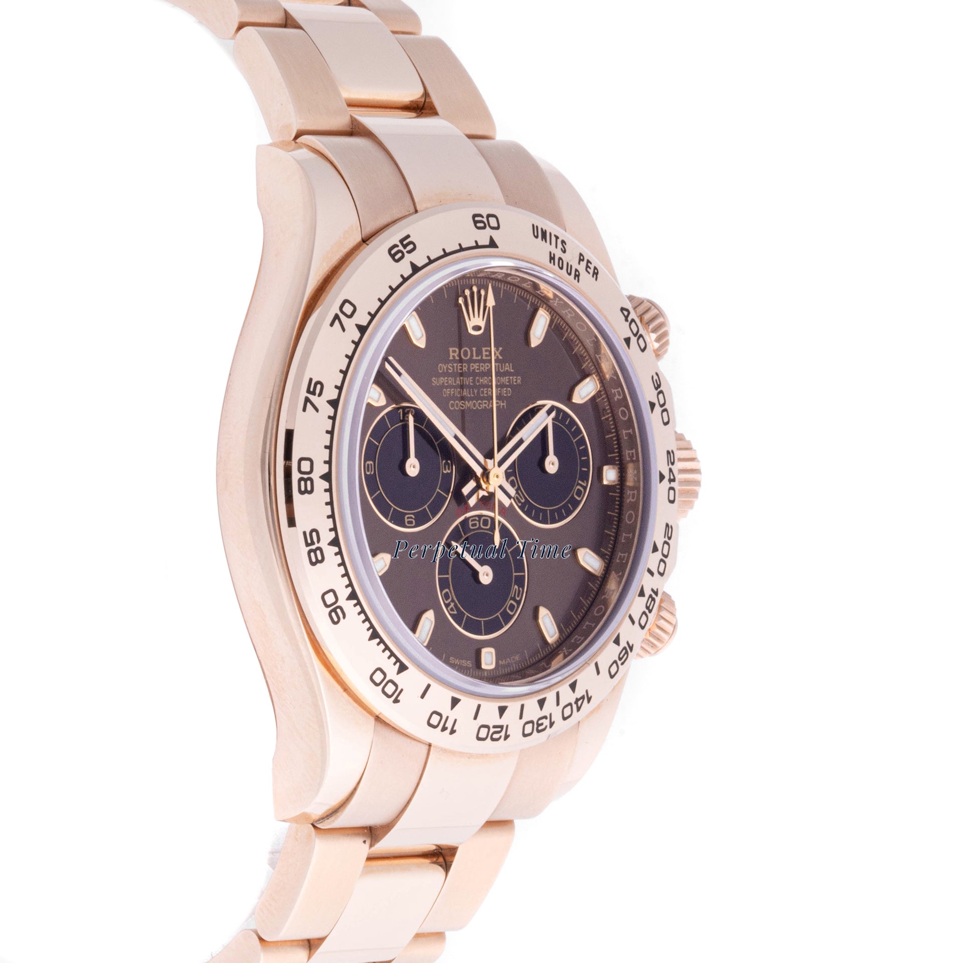 Rolex Daytona Chocolate Arabic Dial on Oyster band 116505 Card