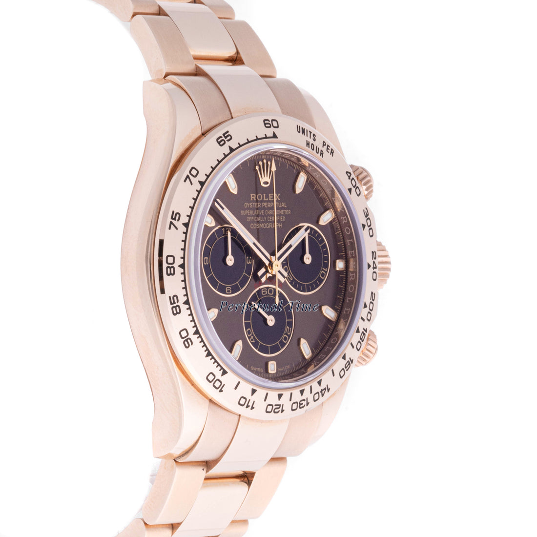 Rolex Daytona Chocolate Arabic Dial on Oyster band 116505 Card