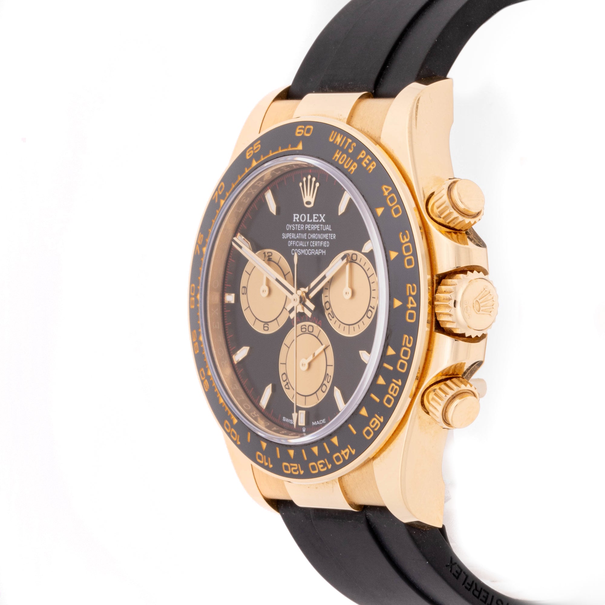 Rolex Daytona 40 mm Yellow Gold 126518LN |Black Dial | Paul Newman| OYSTER FLEX