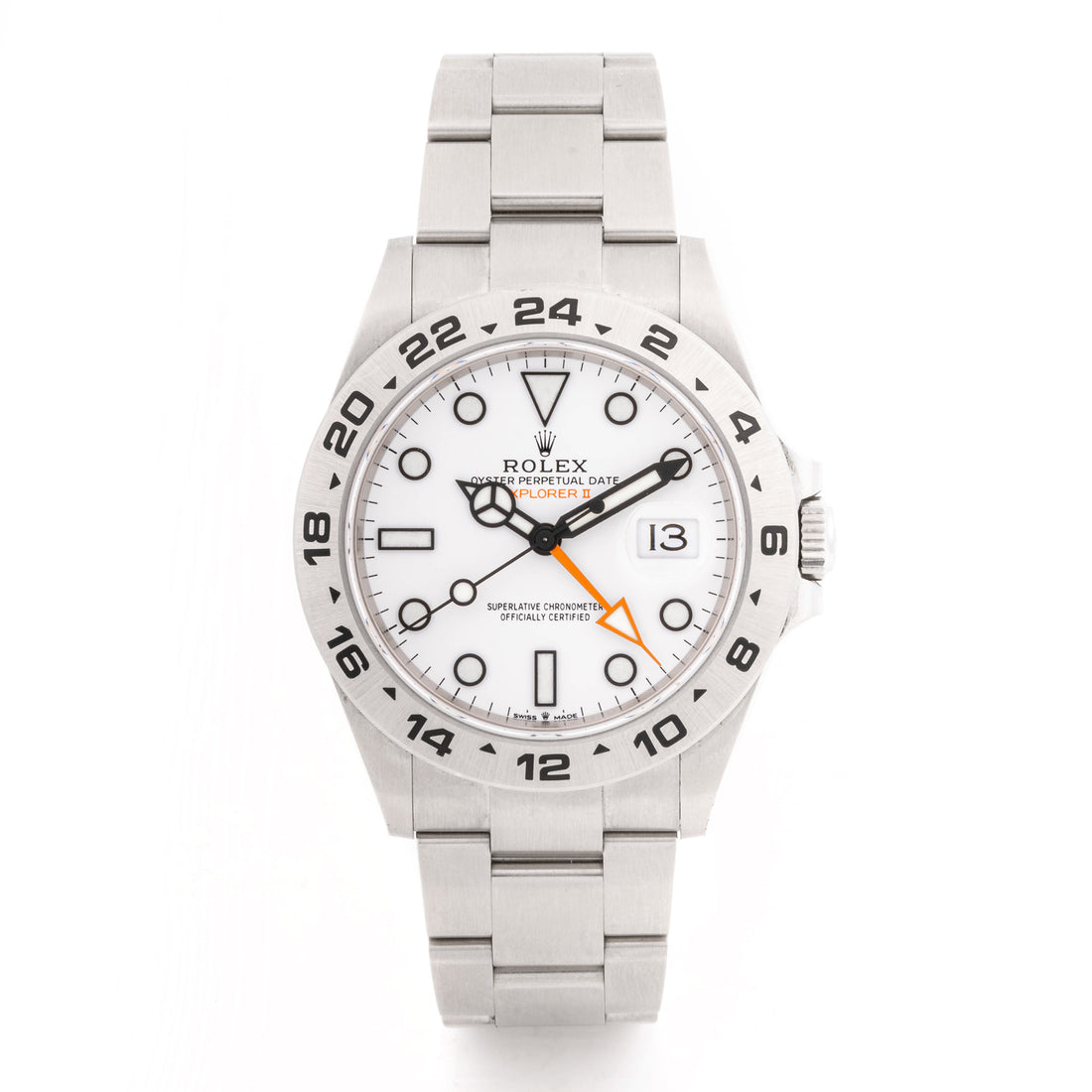 Rolex Explorer II 42 mm Stainless Steel 226570 White  Dial |
