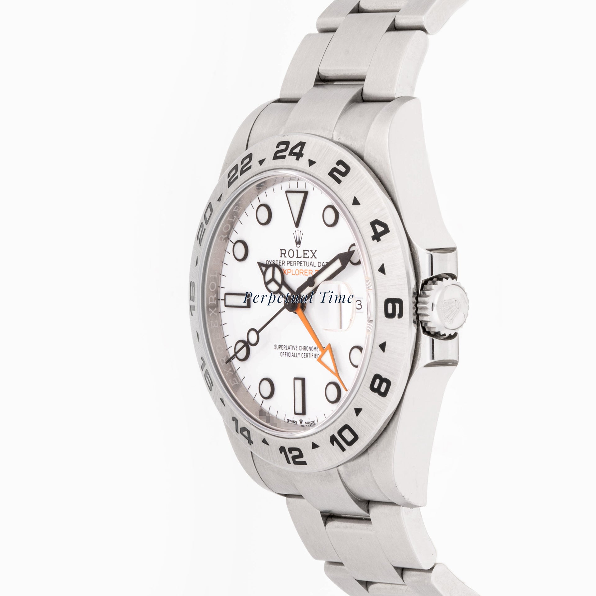 Rolex Explorer II 42mm Stainless Steel 226570 | White Dial |GMT Style Bezel | Oyster Band |