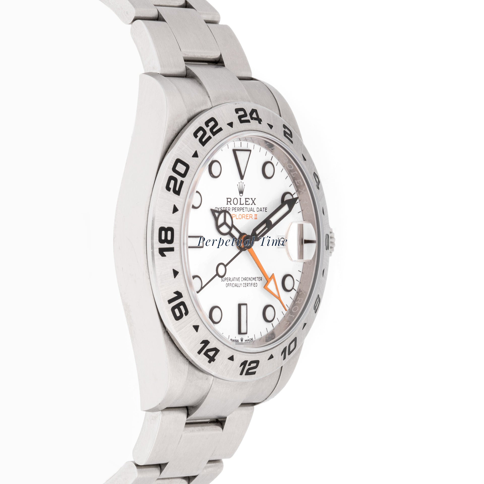 Rolex Explorer II 42mm Stainless Steel 226570 | White Dial |GMT Style Bezel | Oyster Band |
