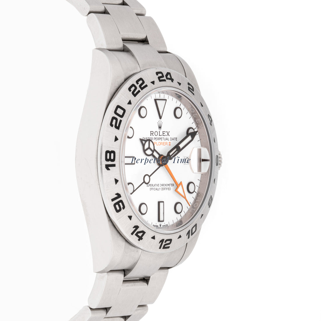 Rolex Explorer II 42mm Stainless Steel 226570 | White Dial |GMT Style Bezel | Oyster Band |