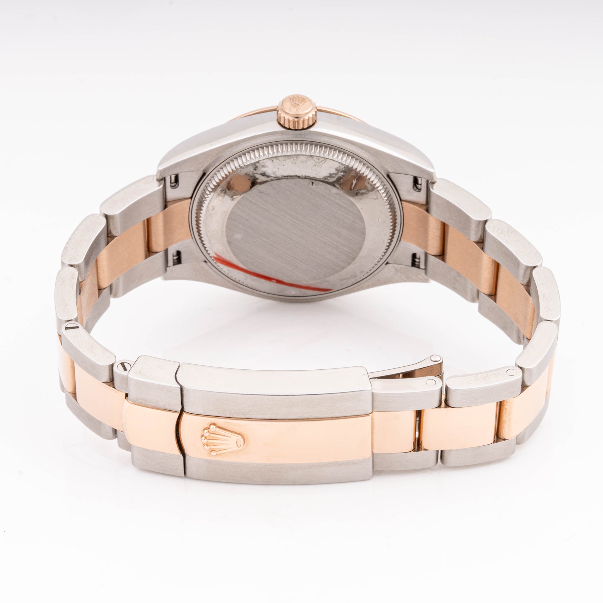 Rolex Datejust 31 mm Rose Gold & Stainless Steel 278241 Aubergine  Dial | Roman Numerals hour markers, Smooth bezel