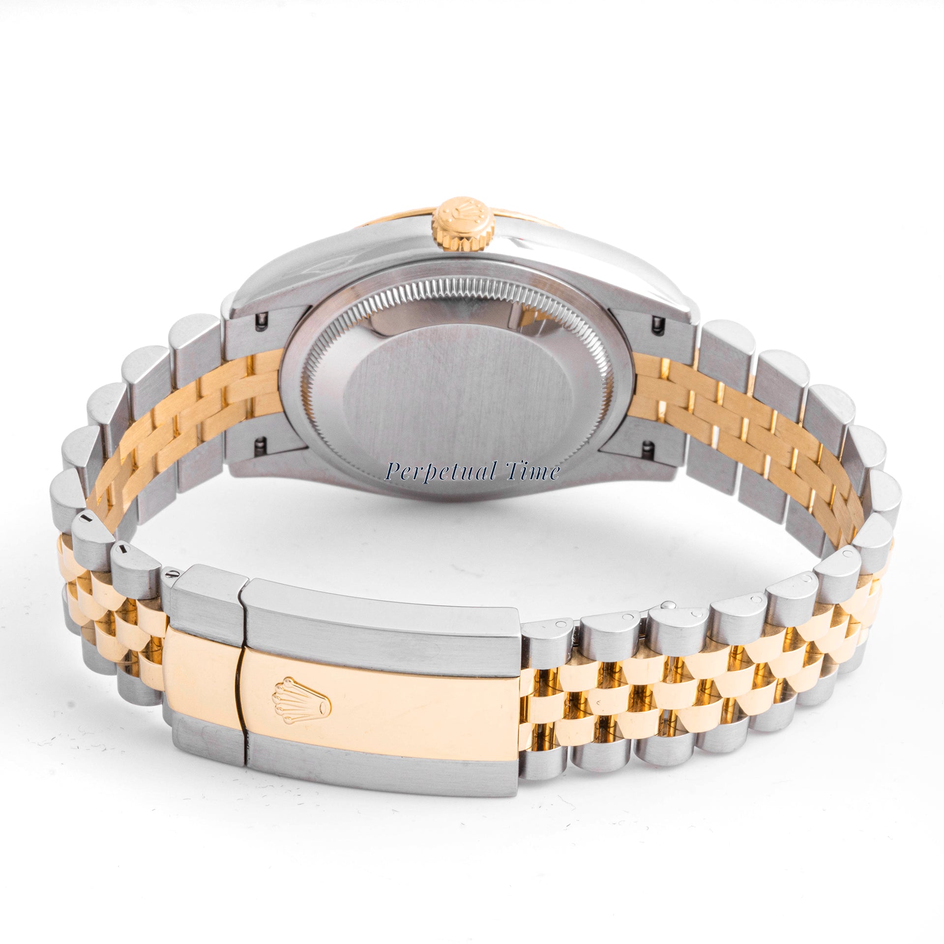 Rolex Datejust 36 mm Yellow Gold & Stainless Steel 126233 Champagne  Dial | Stick hour markers, Fluted bezel
