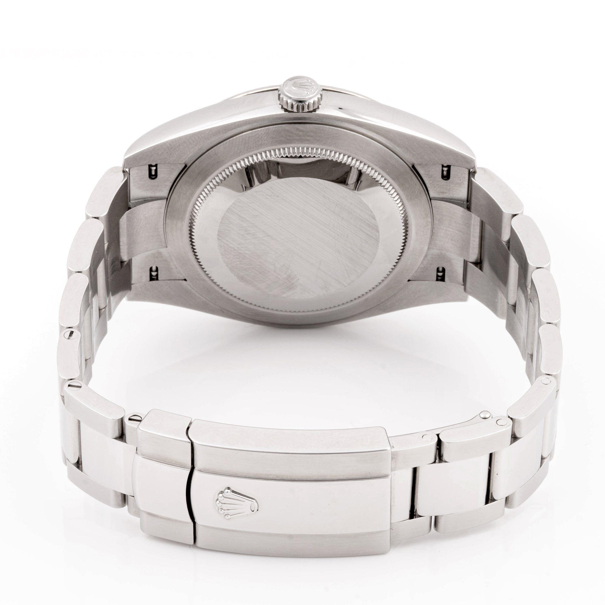 Rolex Datejust  41mm Stainless Steel & White Gold 126334 Blue  Dial | Roman Numerals hour markers, Fluted bezel