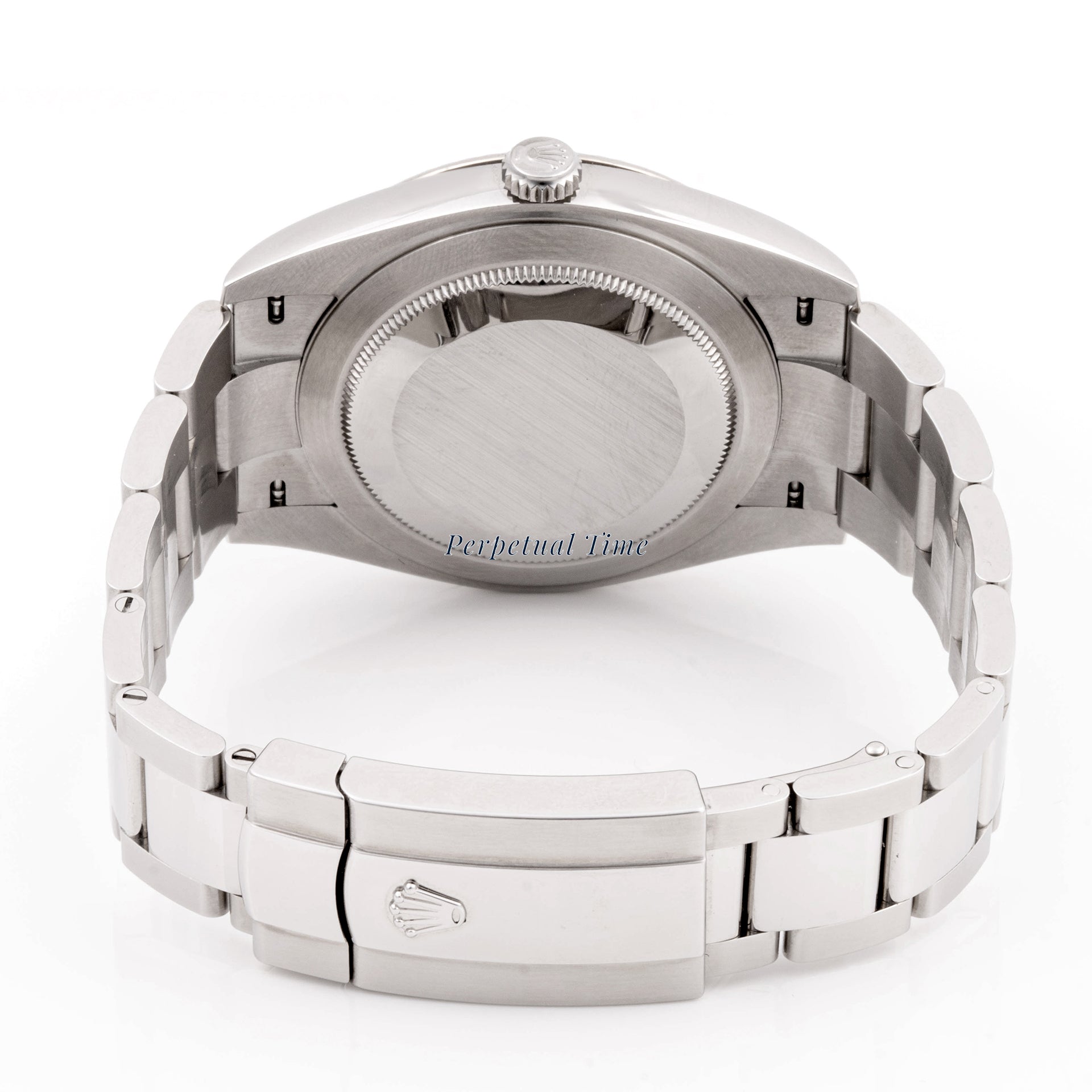 Rolex Datejust  41mm Stainless Steel & White Gold 126334 Blue  Dial | Roman Numerals hour markers, Fluted bezel