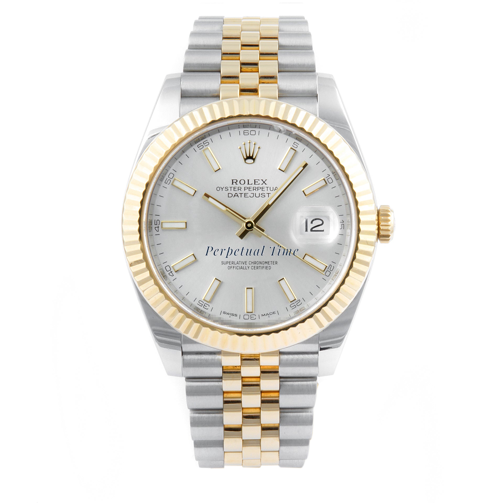 Rolex Datejust 41 Silver Index Dial on Jubilee band 126333 Card 2021
