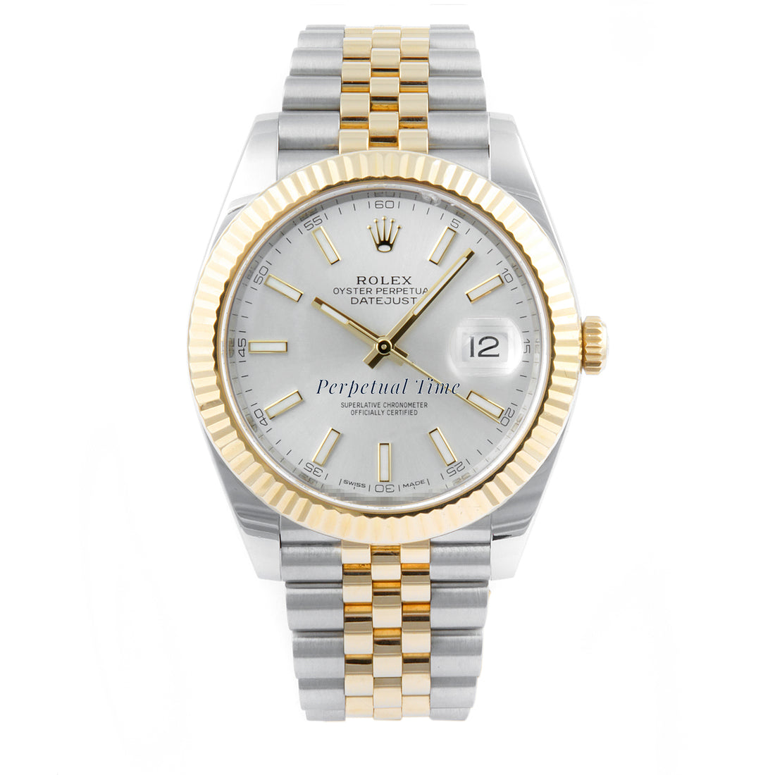 Rolex Datejust 41 Silver Index Dial on Jubilee band 126333 Card 2021