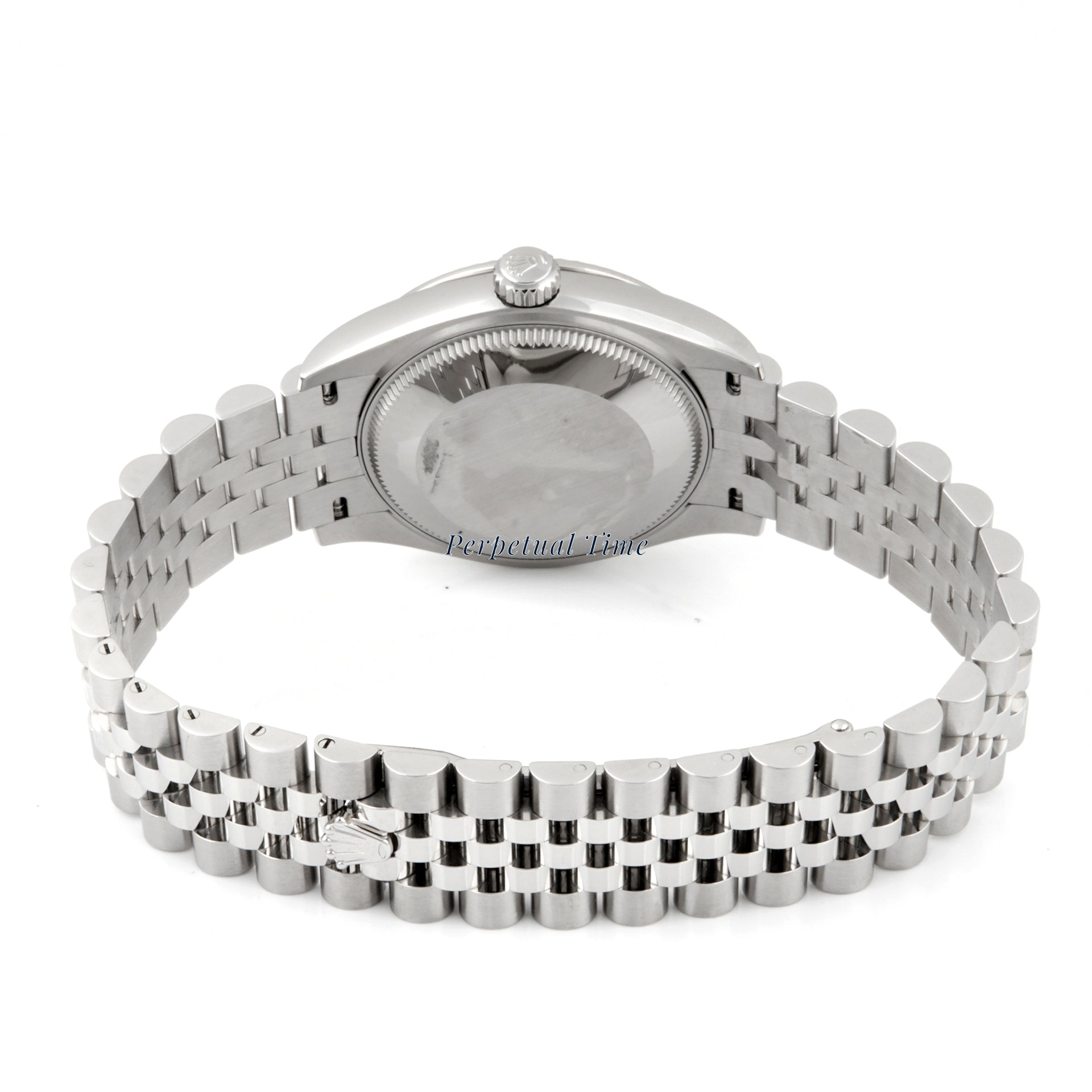 Rolex Datejust 31mm Stainless Steel & White Gold 278274 Mint Green Dial | Index hour markers, Fluted bezel