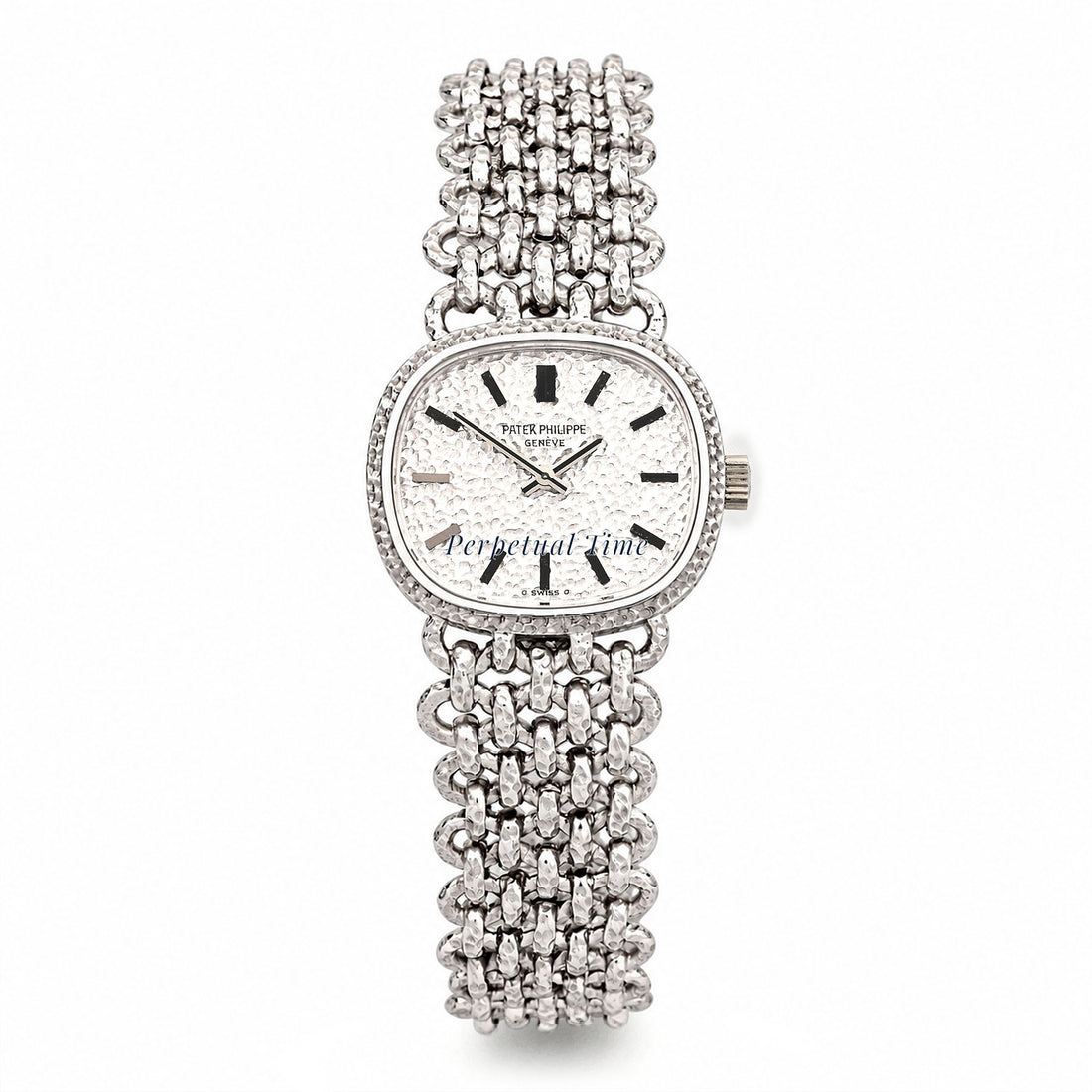 Patek Philippe Golden Ellipse Hammered Dial 4133/1G